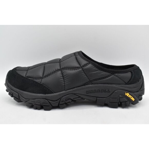 Merrell Women 8.5 MOAB 2 Slide Quilted SE Slip On Black Vibram Sole Shoes Mules - Picture 7 of 13